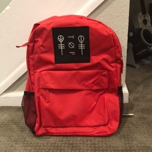 twenty one pilots blurry face backpack